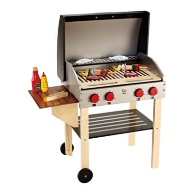 Hape Gourmet Grill - 22 pc. - Kids Wooden Play Kitchen & Food, Children Ages 3+