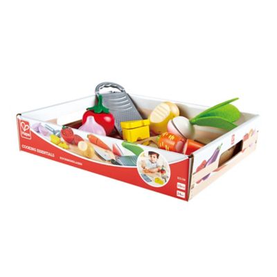 Image showing  Kitchen Food Playset: Cooking Essentials - Kid's Wooden Kitchen Toy