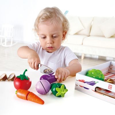 Image showing  Kitchen Food Playset: Garden Vegetables - Kid's Wooden Kitchen Cooking & Food Toys