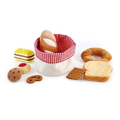 Hape Kitchen Food Playset: Toddler Bread Basket - Children Ages 18 mo+
