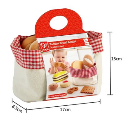 Image showing  Kitchen Food Playset: Toddler Bread Basket - Children Ages 18 mo+