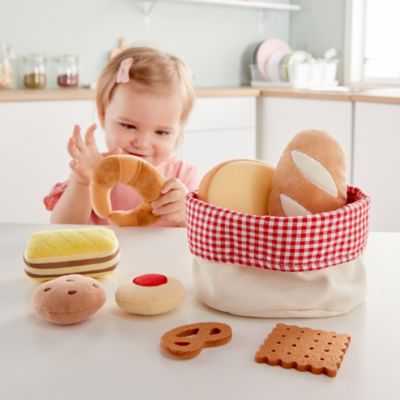 Image showing  Kitchen Food Playset: Toddler Bread Basket - Children Ages 18 mo+