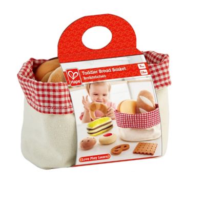 Image showing  Kitchen Food Playset: Toddler Bread Basket - Children Ages 18 mo+