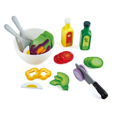 Hape Kitchen Food Playset: Healthy Salad - 39 pc. - Children Ages 3+