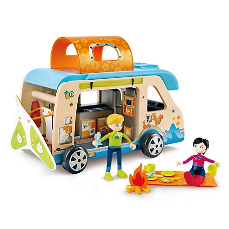 Hape Adventure Van - Playset with Action Figures & Accessories, Children Ages 3+