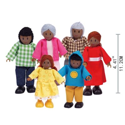 Image showing  Happy Family Dollhouse Set: African American, Ages 3+