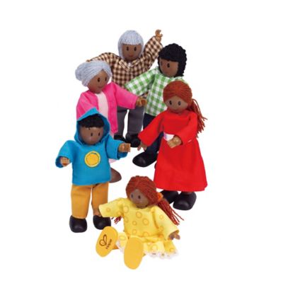 Image showing  Happy Family Dollhouse Set: African American, Ages 3+