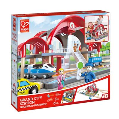 Hape Grand City Station: Light & Sound - 49 Pieces, Children Ages 3+