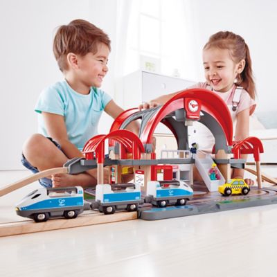 Image showing 1 th Hape Grand City Station: Light & Sound - 49 Pieces, Children Ages 3+