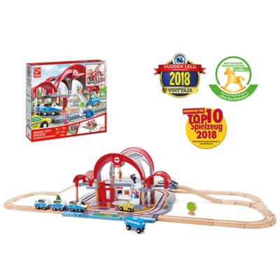 Image showing 7 th Hape Grand City Station: Light & Sound - 49 Pieces, Children Ages 3+