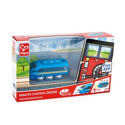 Hape Remote Control Engine Train: Blue - RC Vehicle - Ages 3+