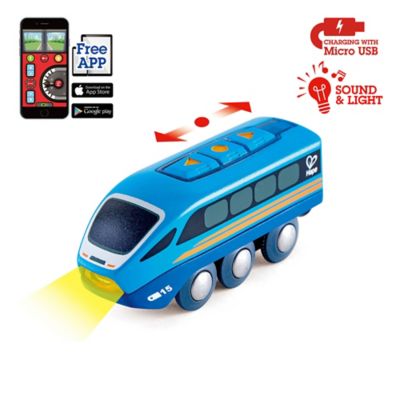 Image showing  Remote Control Engine Train: Blue - RC Vehicle - Ages 3+