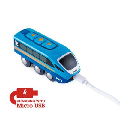 Image showing  Remote Control Engine Train: Blue - RC Vehicle - Ages 3+