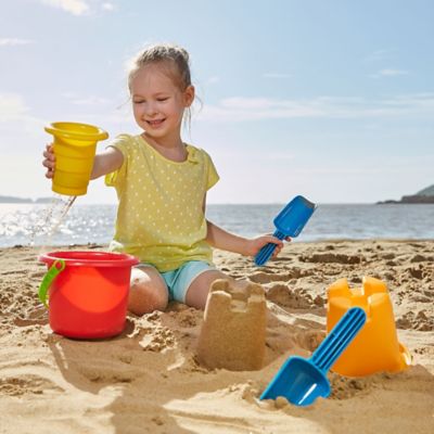 Image showing  5-in-1 Beach Set - Kids Sand & Water Toys, Buckets & Shovels