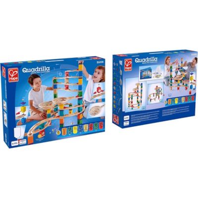 Image showing  Quadrilla Wooden Marble Run Construction: The Cyclone - Ages 4+