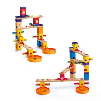 Image showing  Quadrilla Wooden Marble Run Construction: Music Motion - Ages 4+