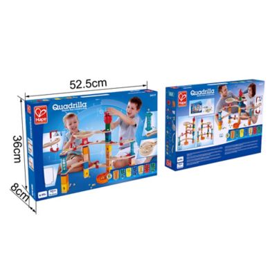 Image showing  Quadrilla Wooden Marble Run Construction: Castle Escape - Ages 4+