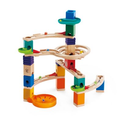 Hape Quadrilla Wooden Marble Run Construction: Cliffhanger - Ages 4+