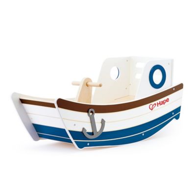 Hape High Seas - Wooden Toddler Rocking Ride-On, Ages 12 mo+