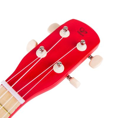 Image showing  Kid's Wooden Toy Ukulele - 21 in. Musical Instrument, Red/Yellow