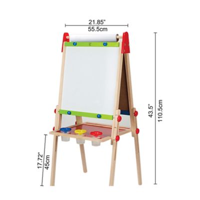 Image showing  All-in-One Easel Kid's Wooden Double-Sided Art Easel, Ages 3+