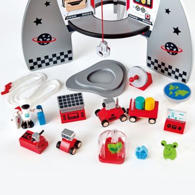 Image showing  Four-Stage Rocket Ship Playset - Includes Space Themed Accessories