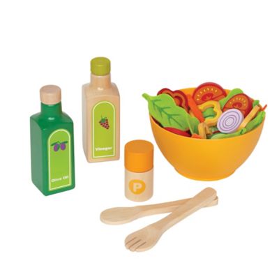 Hape Kitchen Food Playset: Garden Salad - 36 pc. - Kid's Wooden Kitchen Toy