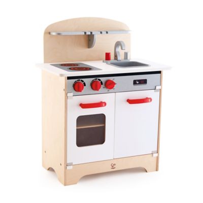 Hape White Gourmet Kitchen: Fully Equipped - Kid's Wooden Toy