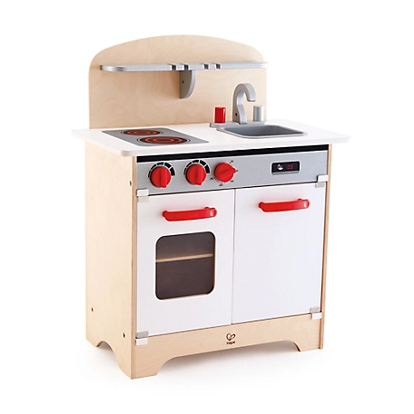 Hape White Gourmet Kitchen: Fully Equipped - Kid's Wooden Toy