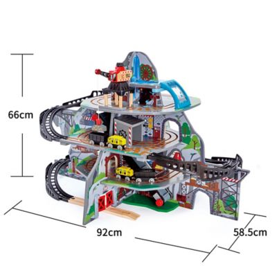 Image showing  Railway Mighty Mountain Mine Set - Kids Wooden Train Set, Ages 3+