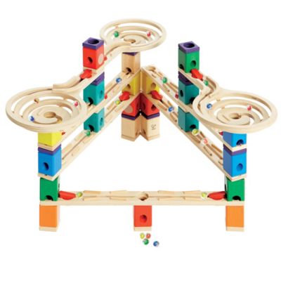 Hape Quadrilla Wooden Marble Run Construction: Vertigo - Ages 4+