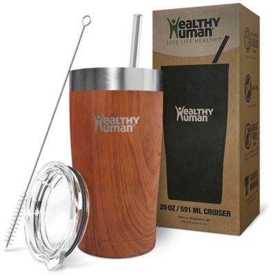 Image showing  Stainless Steel Tumbler with Straw & Lid 20 oz.