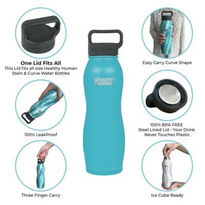 Image showing  Stainless Steel Curve Water Bottle 21 oz./ 621 ML
