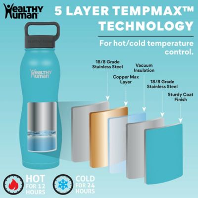Image showing  Stainless Steel Curve Water Bottle 21 oz./ 621 ML