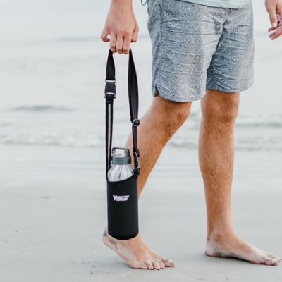 Image showing 5 th Healthy Human Water Bottle Take Me with U Sling - Large, Black