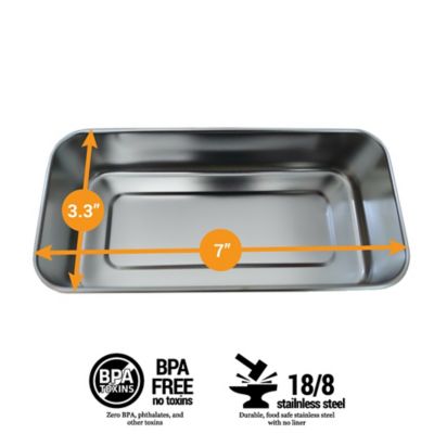Image showing  On The Go Bento Lunch Box with Stainless Steel Trays