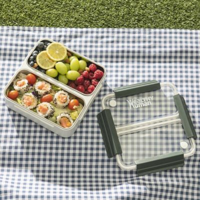 Image showing  On The Go Bento Lunch Box with Stainless Steel Trays