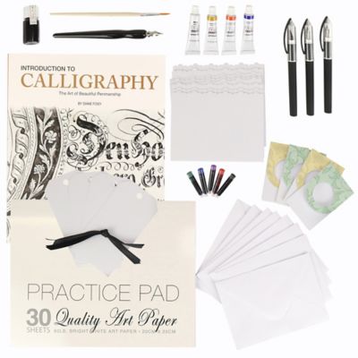 Image showing 2 th Introduction To Calligraphy Kit - Unleash Your Inner Artist and Master the Art of Beautiful Writing