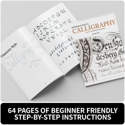 Image showing 3 th Introduction To Calligraphy Kit - Unleash Your Inner Artist and Master the Art of Beautiful Writing