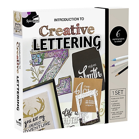 Introduction To Creative Lettering Kit - Unleash Your Inner Artist and Turn Words into Beautiful Art