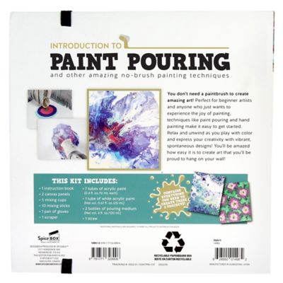 Image showing  Paint Pouring Kit - Unleash Your Creativity with Vibrant and Fluid Abstract Art