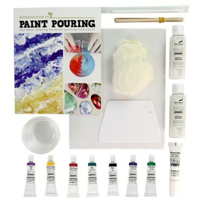 Image showing  Paint Pouring Kit - Unleash Your Creativity with Vibrant and Fluid Abstract Art