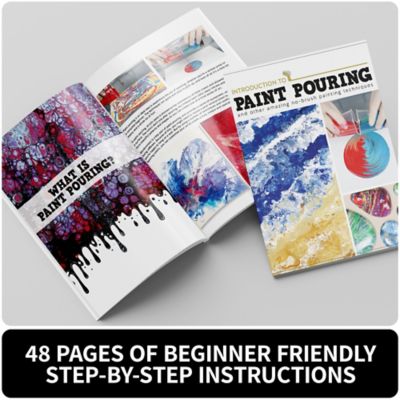 Image showing  Paint Pouring Kit - Unleash Your Creativity with Vibrant and Fluid Abstract Art
