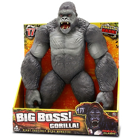 Lanard Primal Clash! Big Boss Gorilla! - 17 in. Action Figure