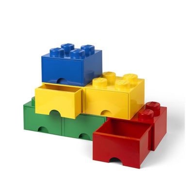 Image showing  Storage Brick Drawer 4, Bright Blue