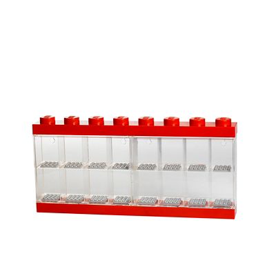 LEGO Minifigure Display Case 16, Bright Red