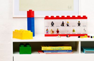 Image showing  Minifigure Display Case 16, Bright Red