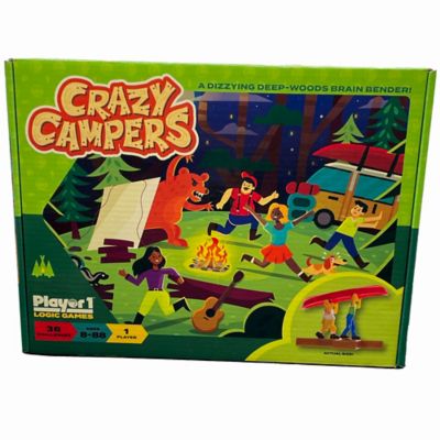 Player 1 CRAZY CAMPERS - Single Player Logic Game