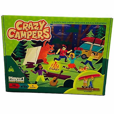 Player 1 CRAZY CAMPERS - Single Player Logic Game
