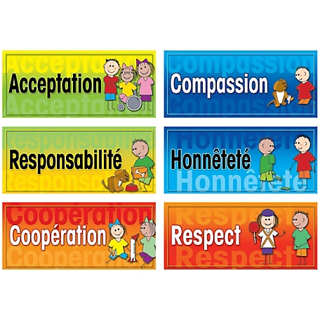 Poster Pals French Character Educational & Language Teaching Posters